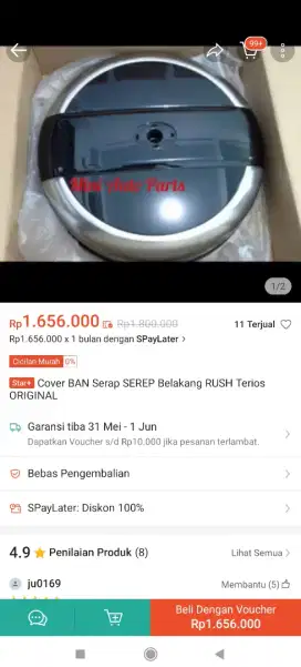 Cover ban rush terios jimny katana feroza taft sidekick escudo