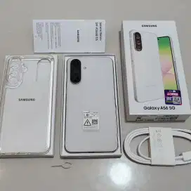 Samsung A56 5G 12/256 SEIN Fullset Like New Belum 1 Bulan.