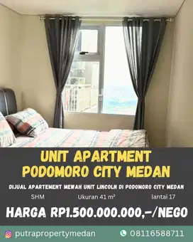 DIJUAL UNIT APARTEMEN STRATEGIS DI PODOMORO CITY MEDAN