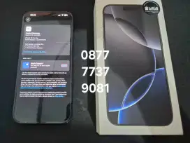 Apple iPhone 16 Pro Max - Pemakaian 1 Mingguan - Garansi Blibli