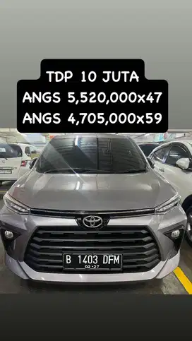 TDP 10 JT AVANZA G TSS MATIC 2021