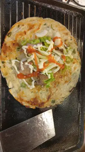 Prata pork sandwich