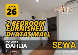 Disewakan Unit 2 Kamar Furnished Di Atas Mall Apartemen Bassura City