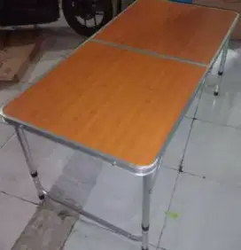 Meja lipat portable bermacam ukuran baru