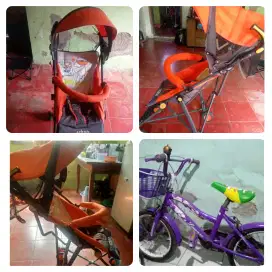 jual stroler dan sepeda masih layak