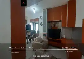 Dijual Apartement Sudirman Park Middle Floor 2BR Furnished North View