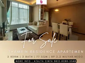 Dijual Apartement Thamrin Residence Unit Premiere 2BR Full Furnished