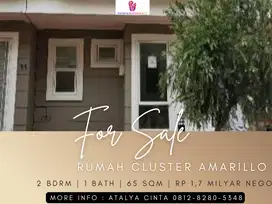 Dijual Rumah Siap Huni Cluster Amarillo, Gading Serpong Tangerang