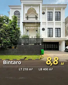 DIJUAL RUMAH MEWAH FULL FURNISHED AREA BINTARO