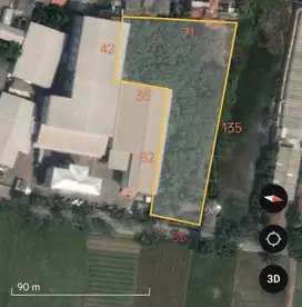 Tanah Strategis Ijin Komersil Di Rorotan Cakung