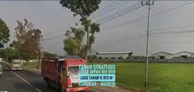 Tanah Zona Industri LD 106 mtr, dekat Gerbang Tol CARUBAN, Cantik