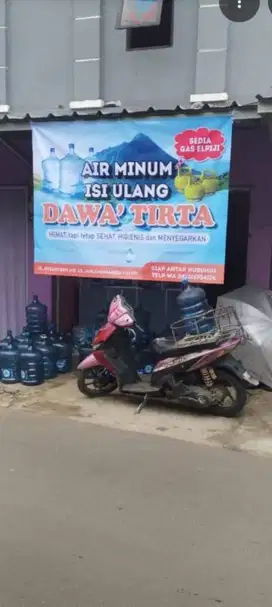 Take over usaha depot air isi ulang