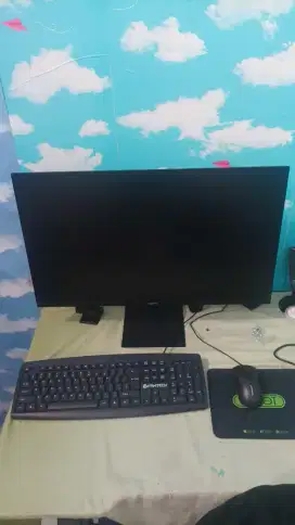 PC Gaming  Intel i3 gen10 gtx 1660 super monitor 27 inci bekas pribadi