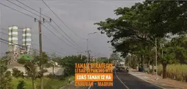 Tanah Zona Industri LD 145 mtr, dpn Exit TOL Caruban MADIUN, Cantik