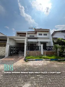 Rumah modern baru di Araya Depan Blimbing Malang