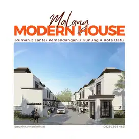 Modern Hunian 2 Lantai View Kota Batu