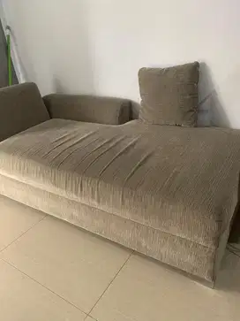 dijual sofa L second
