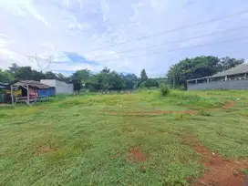 Tanah kavling pinggir jalan raya gunung sindur strategis