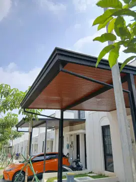 Kanopi besi talang besi