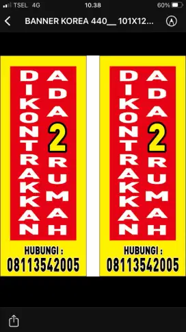 Dikontrakkan ada 2 rumah bersebelahan