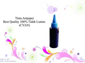 Tinta Artpaper Best Quality 100% Tidak Luntur. (CYAN) Berkualitas