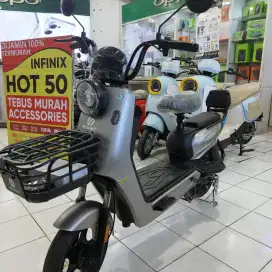 SEPEDA LISTRIK SEVENBOT M10 SILVER