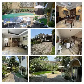 Dijual rumah cantik ada pool cluster mediterania , sentul city (nego)