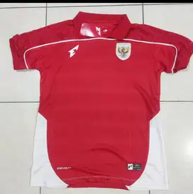Jersey timnas indonesia merah kerah