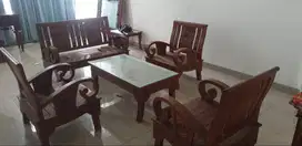 Set Kursi Meja Ruang Tamu Kayu Jati
