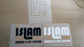 Stiker Sablon DTF Kaos Kain Tas