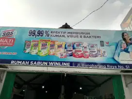 Loker toko sabun dan cat