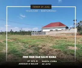 Dijual tanah murah di Banyuwangi