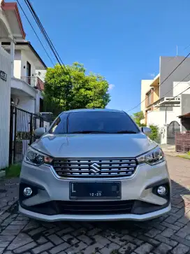 KM 47RB! Ertiga GX 2020 AT Matic Silver Facelift tangan Pertama