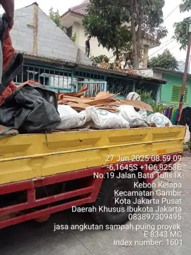 Jasa buang puing sampah