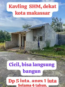 Dijual murah tanah, banyak promo.shm dekat kota makassar