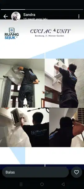 PASANG AC - SERVICE AC - CUCI AC - BONGKAR AC - ISI FREON