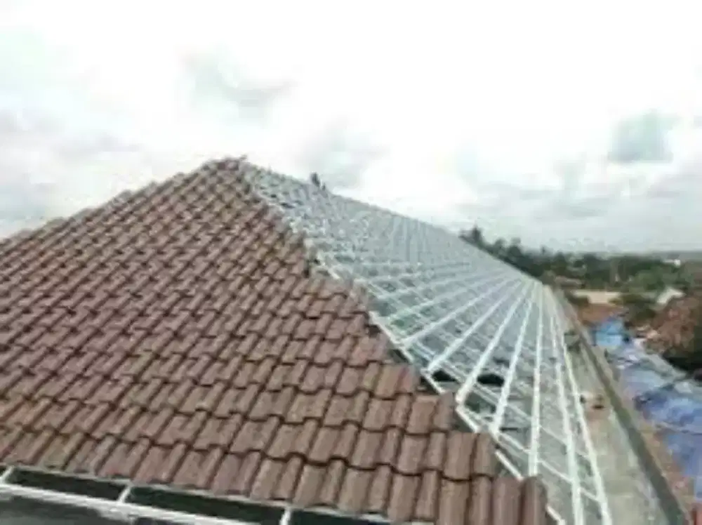 Melayani pemasangan rangka atap baja ringan