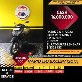 Vario 150 Exclusive 2017, Mesin Ok, Body Ok, Surat LENGKAP