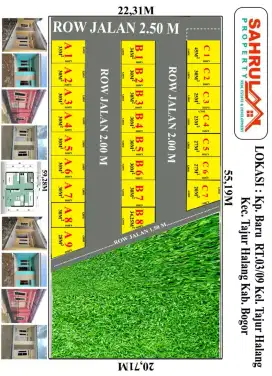 Jual rumah minimalis, type 2kamar tidur