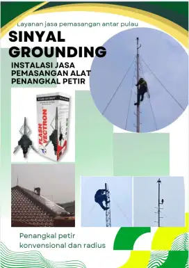 Agen ahli jasa pasang penangkal petir dan grounding mesin Depok