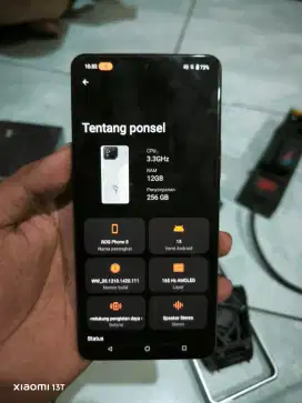 Asus rog phone 8 5g 12/256 fullset original+ coller