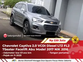 [ LOW KM ] Chevrolet Captiva 2.0 VCDI Diesel Model 2017 NIK 2016