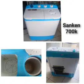 Mesin cuci SANKEN bekas bergaransi