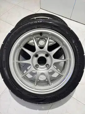 Velg rep Enkei ring 15 Ban Semi slick