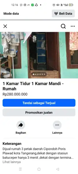 Rumah dijual lokasi strategis