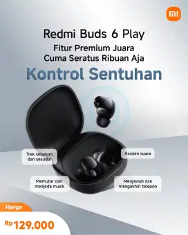 HEADSET KEREN XIAOMI (REDMI BUDS 6 PLAY)