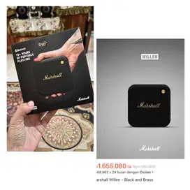 Marshall Willen Portable Speaker Black