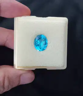 Natural Batu Blue Topaz Swiss + Memo.