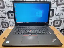 Laptop Lenovo T480 core i5 ram 8gb SSD layar Touchscreen batre awet
