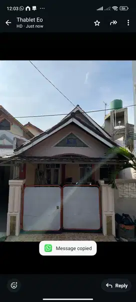 Rumah langka panjang 6 x 25 Dekat Alam Sutera Anggrek loka Graha Raya